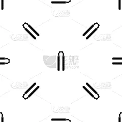 黑色,式样,索连棍,几何形状,空手道,图像,矢量,重复,进攻