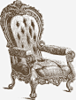 欧式古典藤椅装饰免抠素材_新图网 https://ixintu.com 欧式 古典 藤椅 椅子 家具