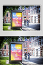 酷炫个性街头招贴画海报广告样机-众图网
