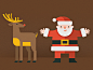 Merry Quizmas—Rudolph and Santa