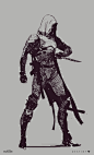 Destiny 2 - Void Character Illustrations, Ryan DeMita : These are D2 character illustrations used in the in-game UI. Void class.