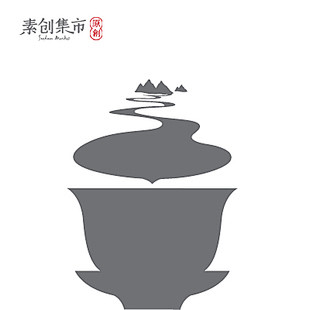 茶意境茶文化茶元素茶图形素材（AI矢量文...