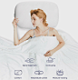 Flip this thermoregulating pillow over to choose between its soft, comfortable side and its firm, supportive side : My bed has 6 different pillows. There, I said it. I have two pillows for my head that I alternate between while sleeping (one’s stiff for w