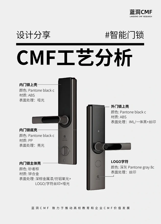 智能门锁CMF工艺｜设计师必备的CMF技...
