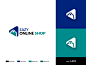 Eazy online shop - Shopping website logo online logo shopping app shopping company logo logo logo design