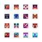 Pixel Icons Pack : Some icons for our indiegame "Adam's Nightmare"