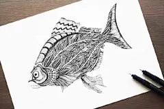 #CG原画#  希腊的插画家 Meni Chatzipanagiotou 的手绘作品，绘画的技巧加上丰富的想象力，让插画师的世界无奇不有。鲸鱼背上的房子，犹如宫崎骏的天空之城，那般美好~