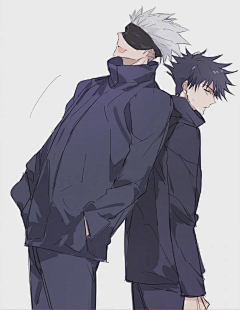 蓝色的小孩采集到写实插画