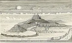 孤山，巨龙、矮人和袋底洞,这段时间一边画画一边听《Hobbit》的音频书，Torkin不仅是馆长最喜爱的魔幻小说作家，也是一名非常优秀的插画家，众多Hobbit插画版本中，他的插画在馆长看来最符合小说的气质，其次是托芙扬松的版本，晚安~袋底洞  #插画推荐#