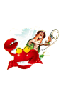 卡通乐趣钓螃蟹.png