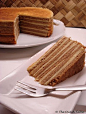 Spekkoek (Dutch Indonesian-style layer cake) from The Dutch Table