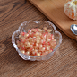 欧式桃心形花瓣沙拉碗 玻璃碗 点心碗 水果碗 下午茶 烘焙