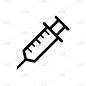 注射器图标时尚