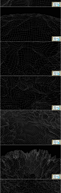 1363手绘线条地图平面地理等高线抽象几何水波底纹纹理AI矢量素材-淘宝网