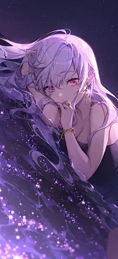 ttosom  二次元少女  
动漫壁纸  满天星辰
