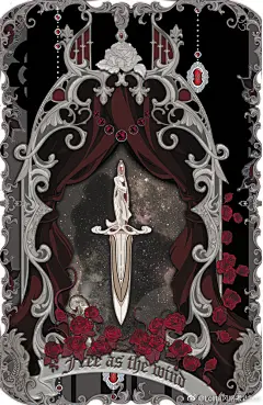                                                                                                                        裙名: 蔷薇战争(War of the rose)发售日期：2017年厂商：Resailan_C投稿理由：瑞斯安兰是我非常喜欢的国牌之一，以制作各种重甜风格的裙子著称。今天想推荐的是他们家最后一条裙子：蔷薇战争。柄图中的蔷薇+各种武器元素直接戳中我的G点，再配上背景里的