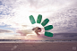 beach freedom hatchout levitation lightness photomanipulation sports summer sunset