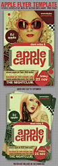 Apple Flyer Template - Clubs & Parties Events #采集大赛#