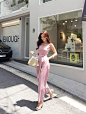▼SonYoonJoo▲180630图片_BP更新(蜜桃汽水碎冰亮丝束腰阔腿裤)_看图_孙允珠吧_百度贴吧