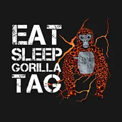 Gorilla Tag EAT SLEEP GORILLA TAG VR Gamer Merch Tank Top