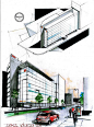 【建筑设计】看出不同了吗？一位国外建筑学学生的手绘！