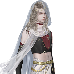 自此月长悬采集到人物免扣【现代 二次元 古风 Q版】