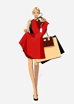 女生购买衣服 免费下载 页面网页 平面电商 创意素材