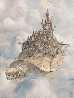 用户4B5O1lp0采集到手绘感 （插画 景/人 艺术性）