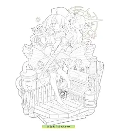 10张光的魔法师少女精美的游戏美少女CG涂色图片下载！ | 涂色集，涂色画打印大图 : 设计一位掌握光之魔法的魔法师少女角色，我们可以从她的外表、性格、魔法技能和背景故事等方面进行构思：角色名称：艾莉娅·光辉（Aria Rayweaver）外观描述：发型：艾莉娅拥有一头闪亮的银白色长发，通常披散在肩上，阳光下闪耀着光芒。眼睛： 10张光的魔法师少女精美的游戏美少女CG涂色图片下载！