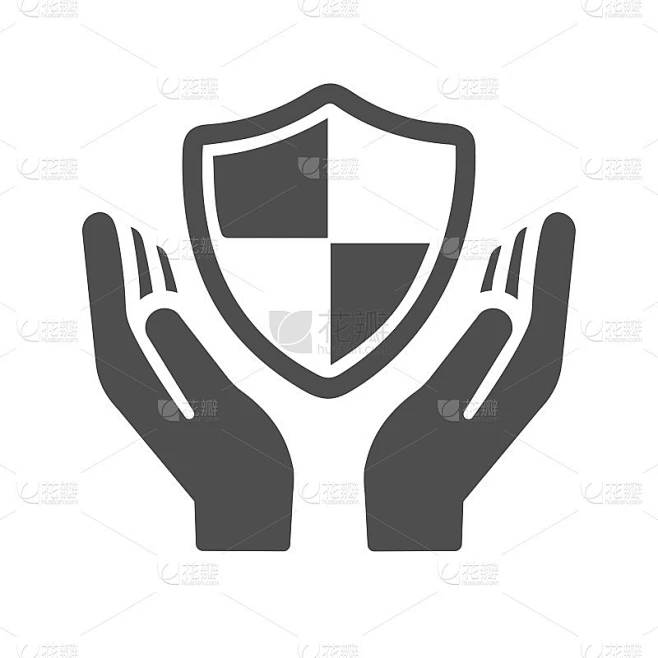 安全盾牌图标素材-花瓣网
