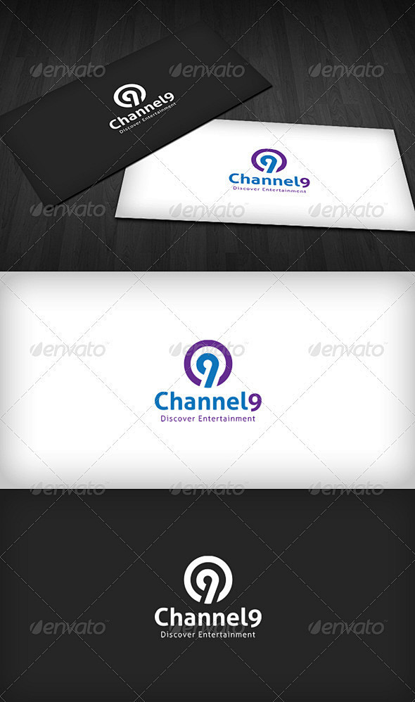 9频道标志——数字标识模板Channel...