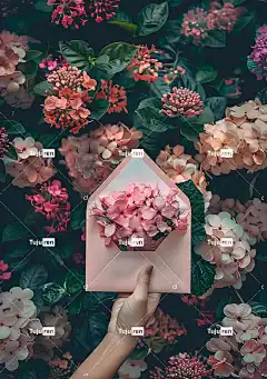 Ai产生的 花朵 信件 花束 自然 插花 植物群 盆花 水彩