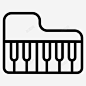 钢琴电子乐器键盘合成器 标识 标志 UI图标 设计图片 免费下载 页面网页 平面电商 创意素材