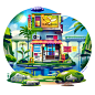 ILLUSTRATION  artwork Digital Art  Drawing  poster Travel lifestyle illustration japan anime
