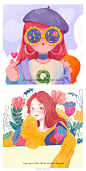 ▪️一月份的插画合集
因为这次疫情获得了一个安心画画的小寒假，虽然2020的开头有点难，但是相信一切美好会如期而至，生活也会像往常一样明亮利落起来～
————
#procreate##插画#