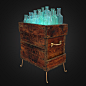 Glassket floor lamp by AfterGlow Design 3D model, Alex Lutai : The light in box "Glassket" floor lamp concept by AfterGlow Design is an ongoing series combining containers. <br/>High-quality 3d-model with correct topology, materials and te