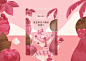 奇亚籽冻干酸奶燕麦片包装插画-古田路9号-品牌创意/版权保护平台