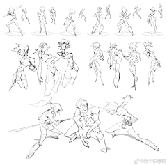 绘۶沐叶之秋采集到动作