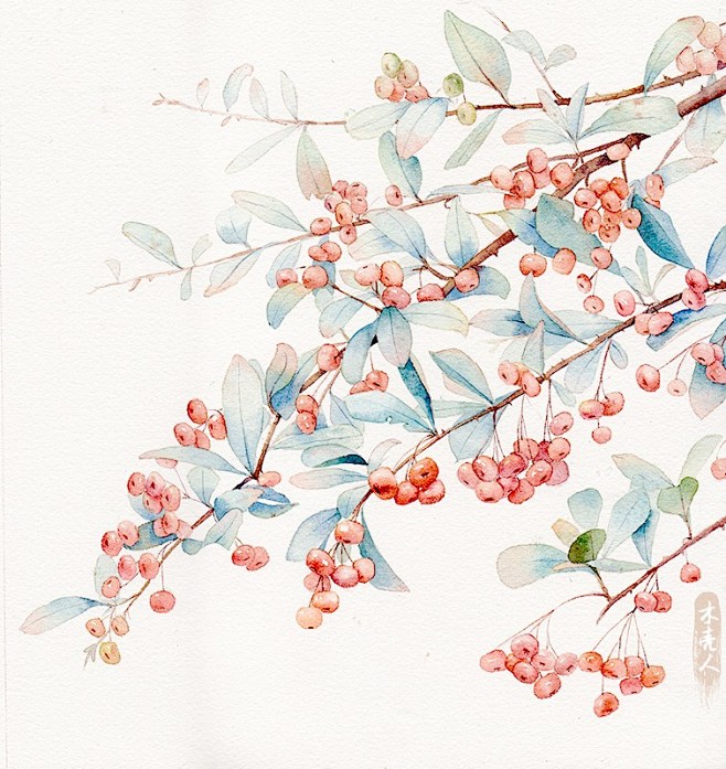 爱是手中的画笔心中的诗手绘插画