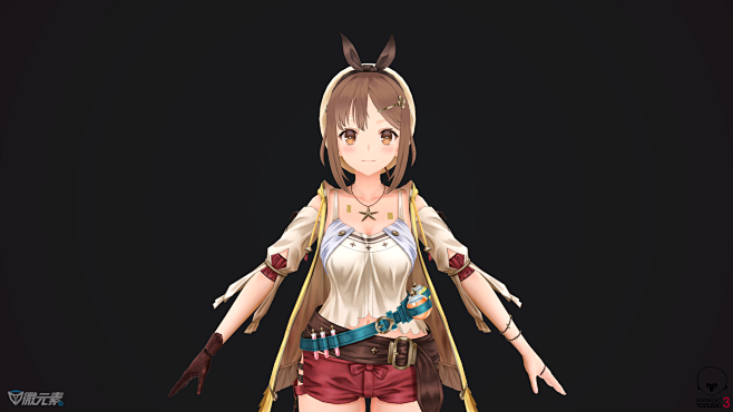 莱莎的炼金工房主角莱莎卡通角色