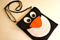 Penguin MacBook Air 11 inch sleeve - Anthracite felt - Made to order