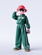 3D 3d art Character design  cartoon toy ILLUSTRATION 