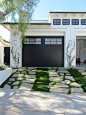 A permeable driveway: 