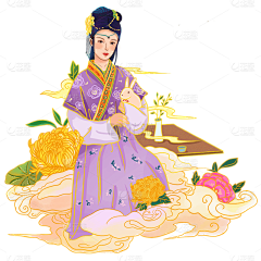 花瓣素材采集到人物元素