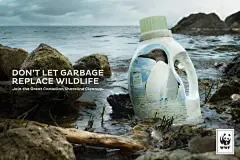 借势推特小蓝鸟变X，WWF也太会做海报了 : 为热爱发电，WWF做起创意来一点都不虚。