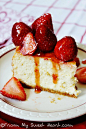 Vanilla Bean Cheesecake with Strawberries | From My Sweet Heart #赏味期限# #吃货# #料理#