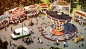 Lowpoly German Funfair on Behance