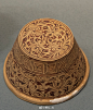 吉州窑褐彩花叶纹陶器盖
宋代(公元960-1279年)
黄埔区暹岗古墓葬M10填土出土
@广州考古_南汉二陵博物馆 藏