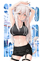Anime 2727x3856 Kazuma Muramasa Hololive animal ears