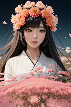 星光菊花忠诚纯洁的高清日本动画之美